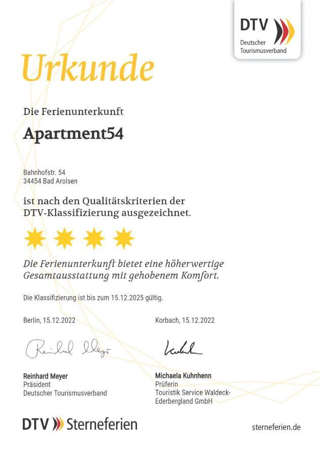 Apartment 54 - Ferienwohnung Bad Arolsen Buitenkant foto